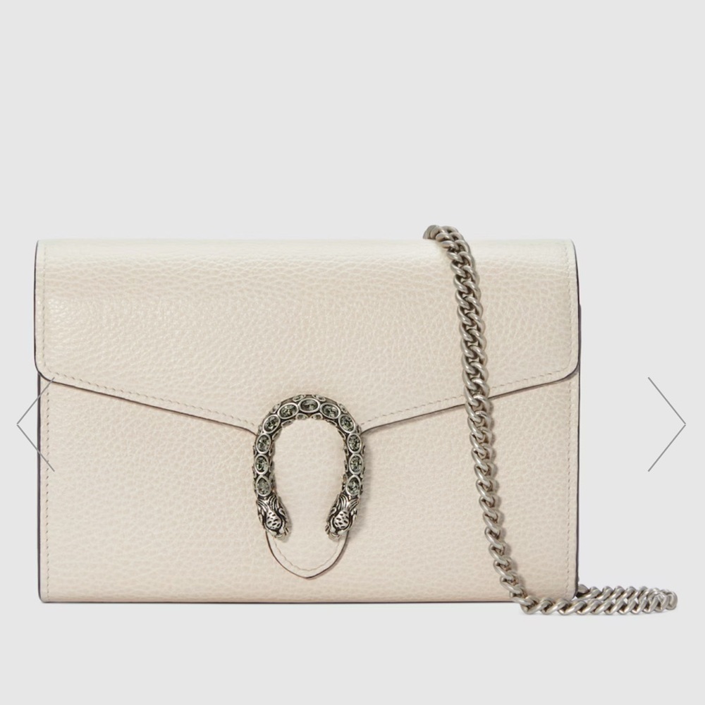 Gucci Cream Leather Shoulder Bag